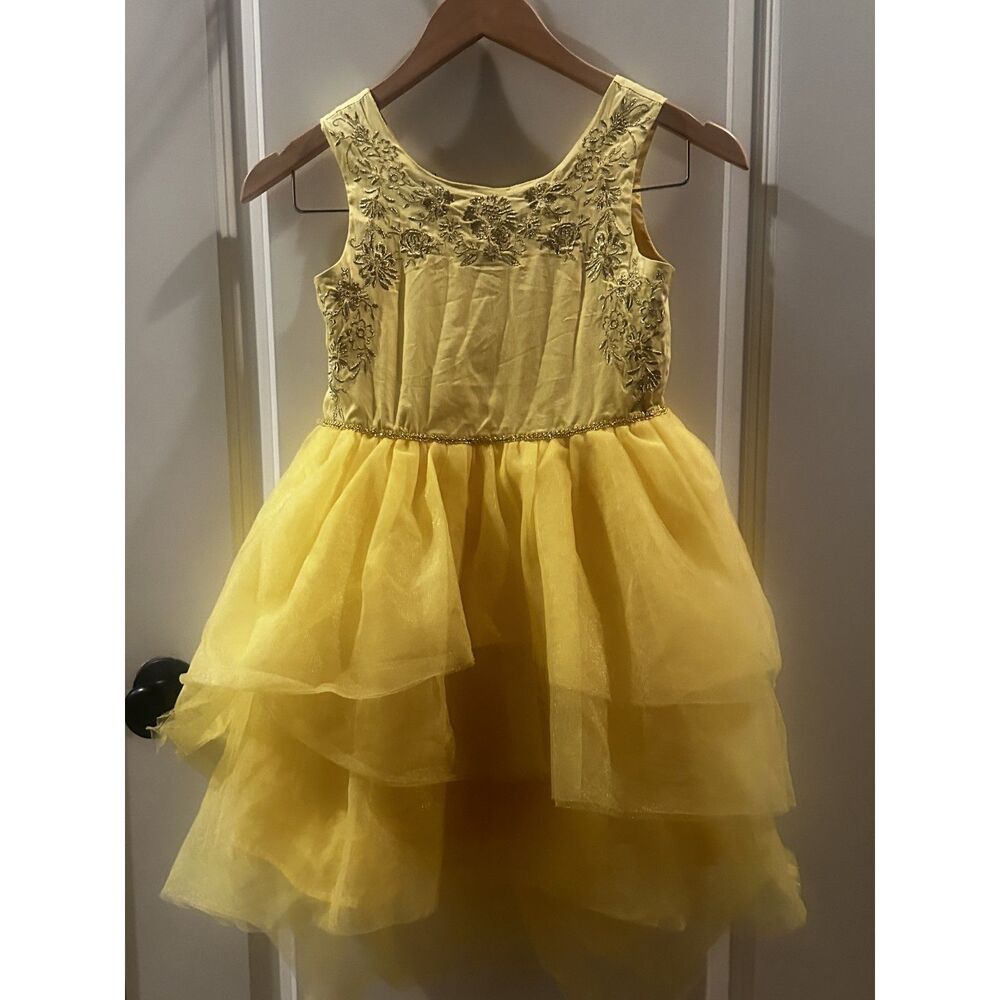 Disney Beauty & the Beast Bell Costume Gown Size Medium 7/8